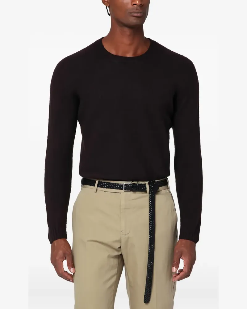 Drumohr  Pullover mit Rundhalsausschnitt - Schwarz Schwarz