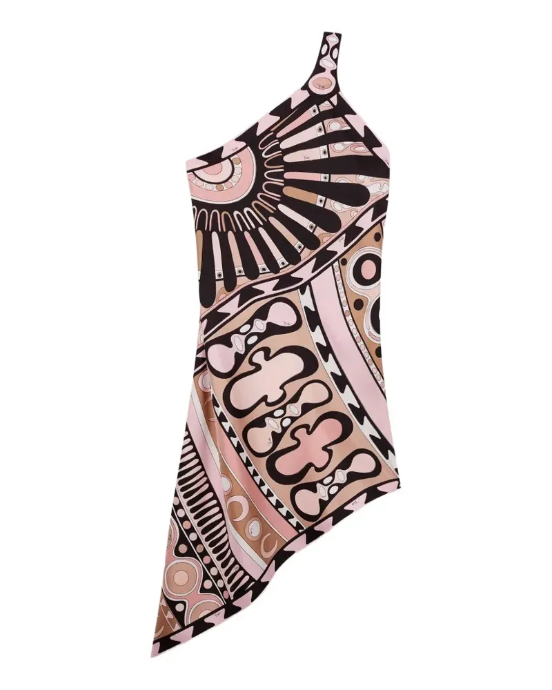 Emilio Pucci one-shoulder-design dress - Rosa Rosa