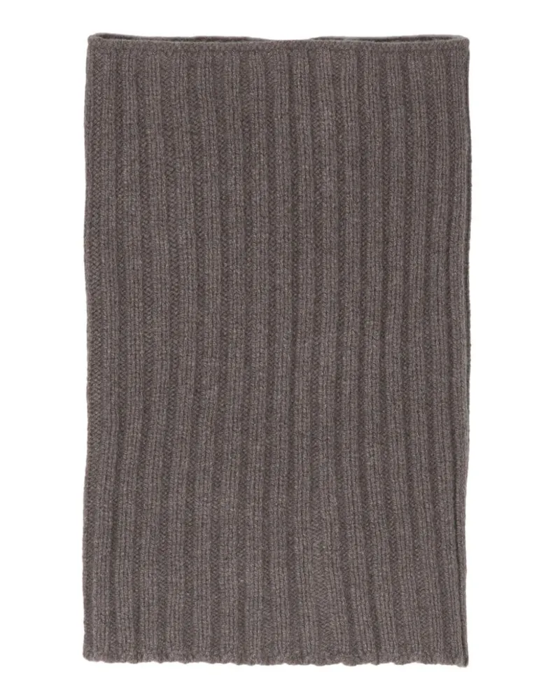 Rick Owens Gerippter Schal - Grau Grau