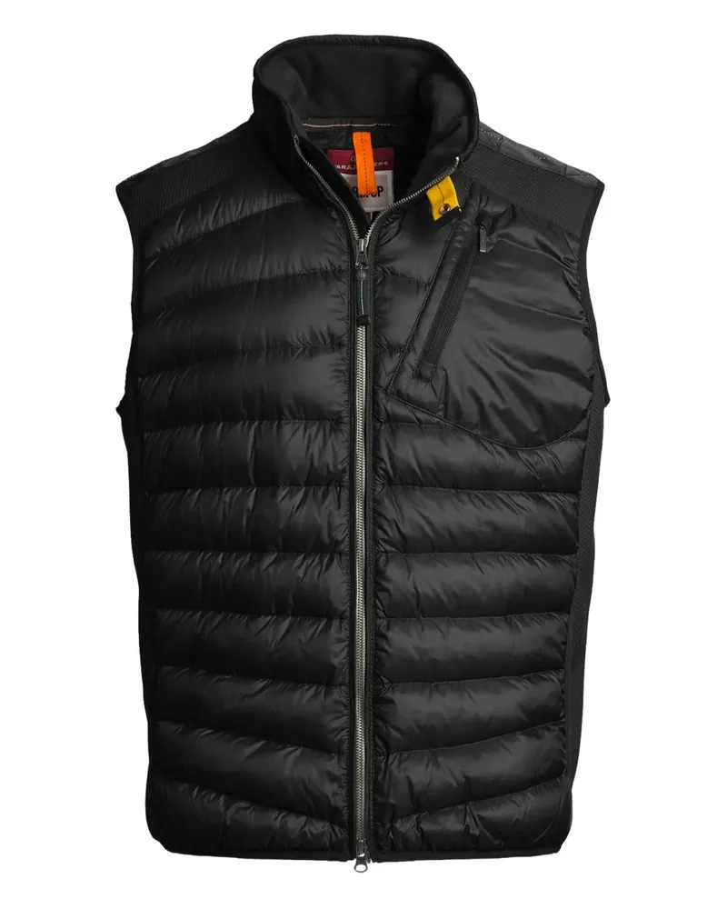 Parajumpers Weste mit gesteppten Einsätzen - Schwarz Schwarz