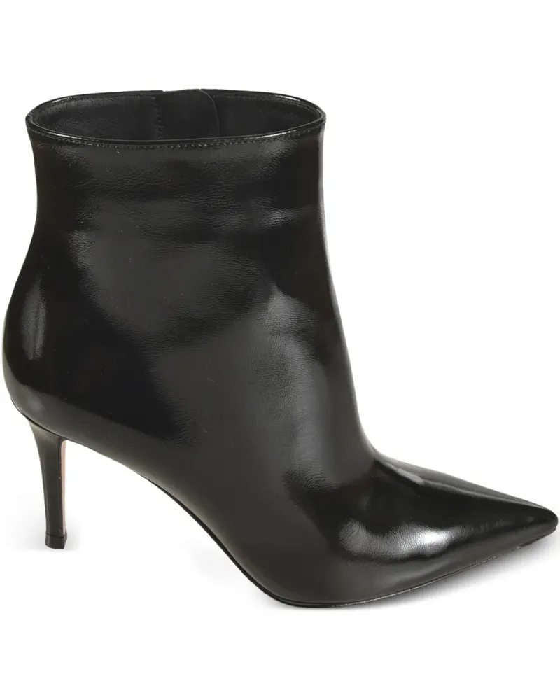 Gianvito Rossi Stiefel mit spitzer Kappe 85mm - Schwarz Schwarz