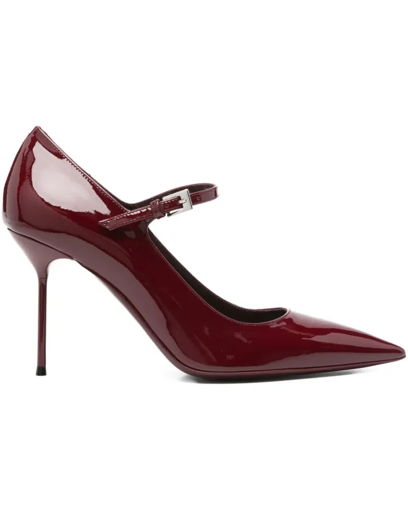 Paris Texas Pumps aus Lackleder 90mm - ROUGE NOIR Rouge