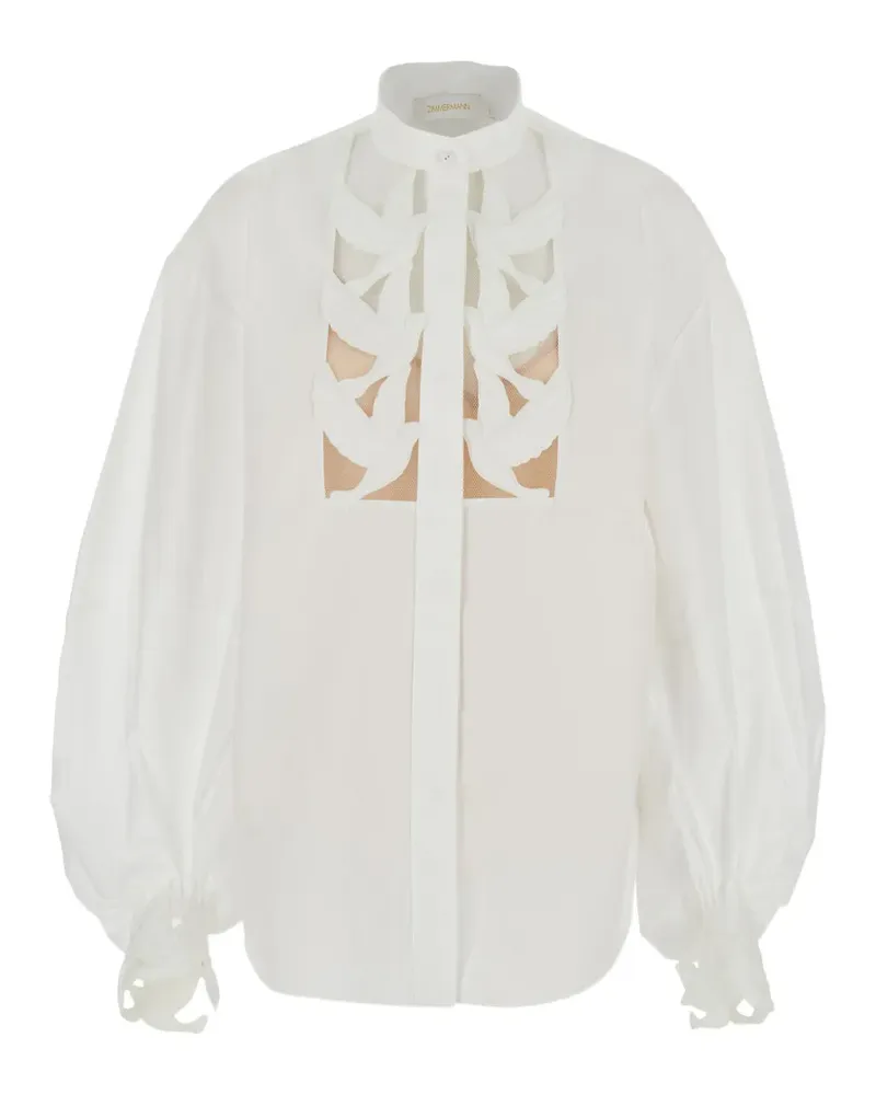 Zimmermann Luna Hemd - Weiß Weiß