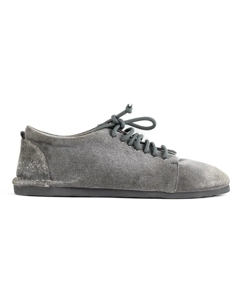 Marsèll faded-effect denim derby shoes - Grau Grau
