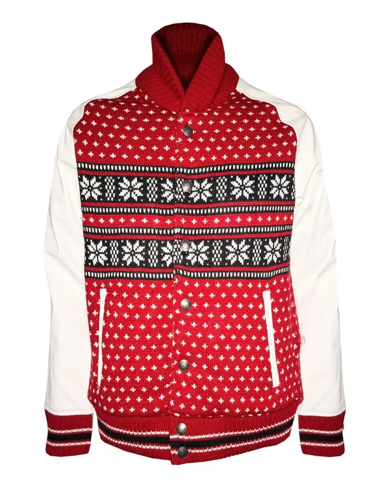 Mostly Heard Rarely Seen varsity jacket - Rot Rot