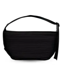 Issey Miyake Plissierte Tote Bag Schwarz