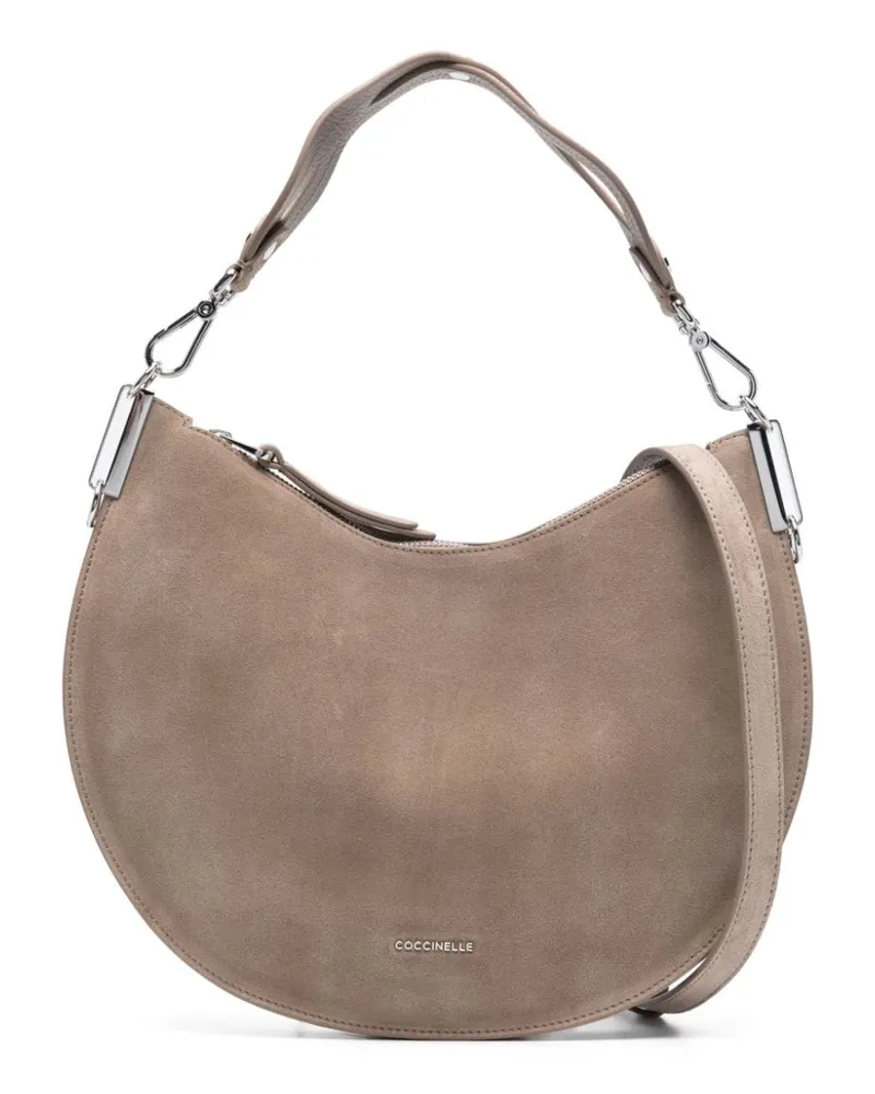 Coccinelle Mittelgroße Sunup Schultertasche - Braun Braun