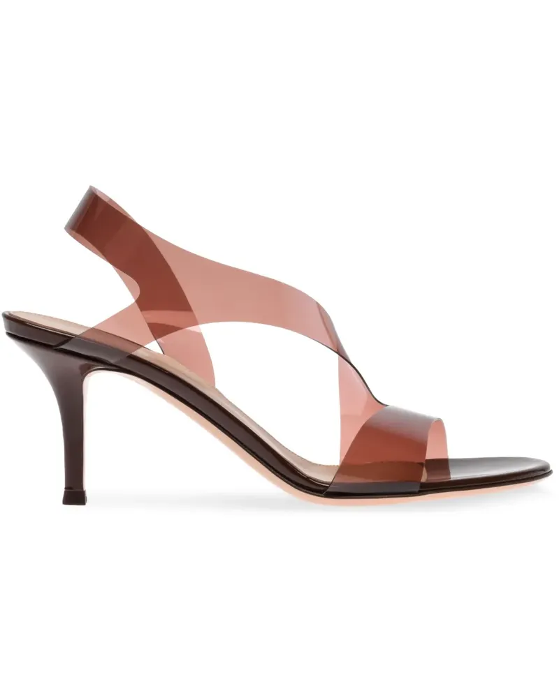 Gianvito Rossi Metropolis Stiletto-Sandalen - Braun Braun