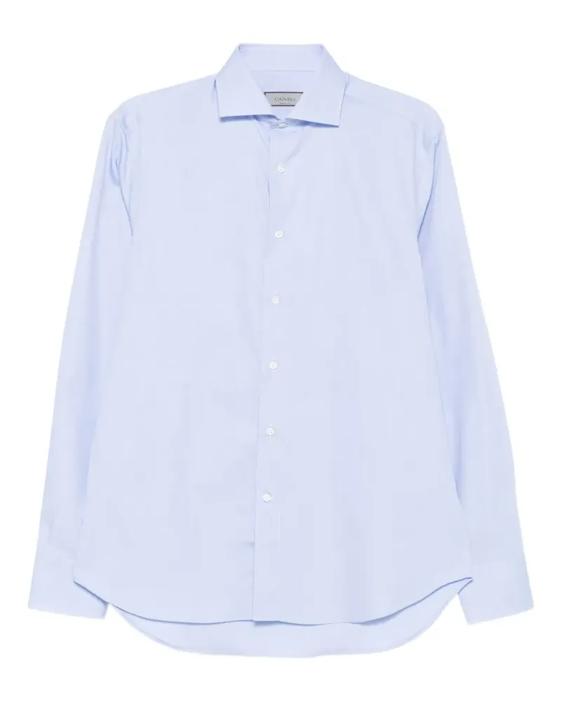 Canali Langärmeliges Hemd - Blau Blau