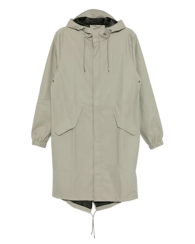 RAINS Fishtail W3 Mantel - Grau Grau