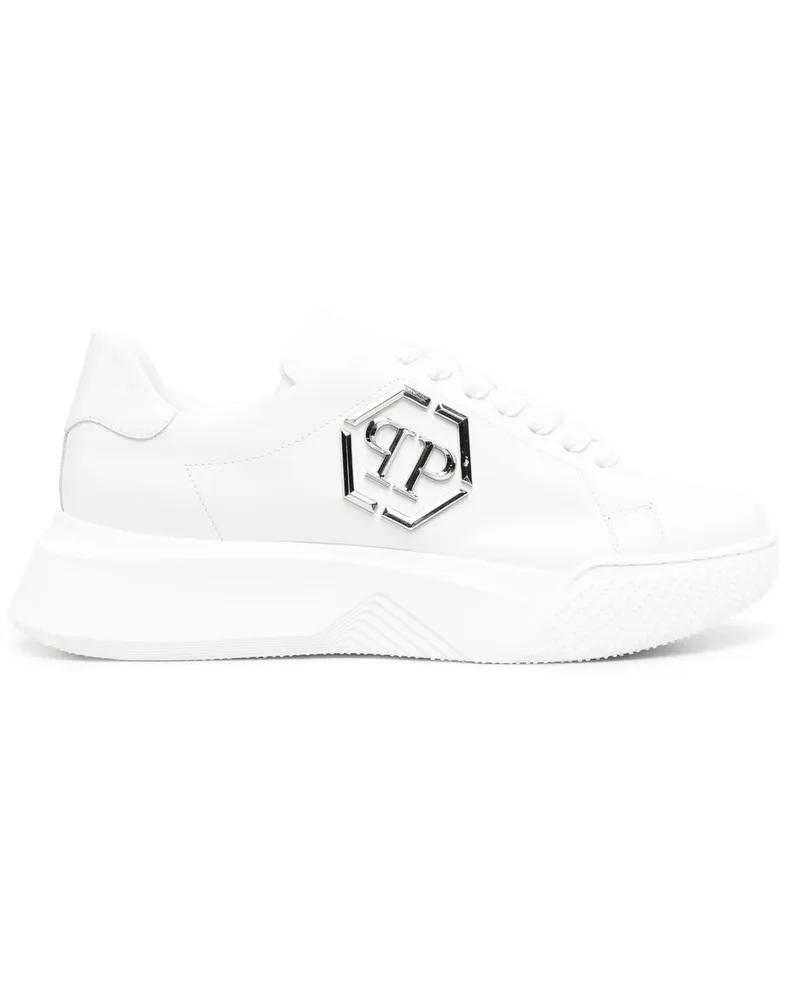 Philipp Plein Godzilla Runner Hexagon Sneakers - Weiß Weiß