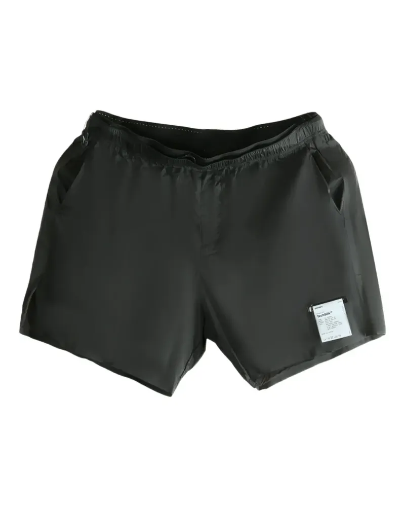 Satisfy double-layer shorts - Schwarz Schwarz