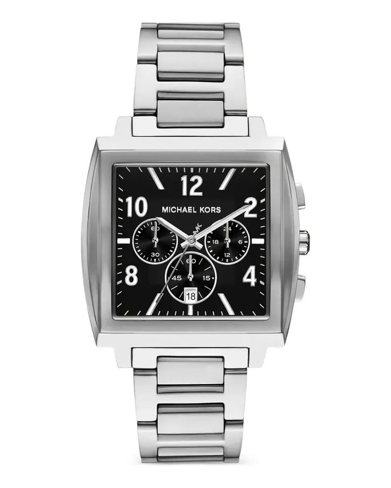 Michael Kors Rhys Square 3 Sub-Dials Armbanduhr 40mm - Silber Silber