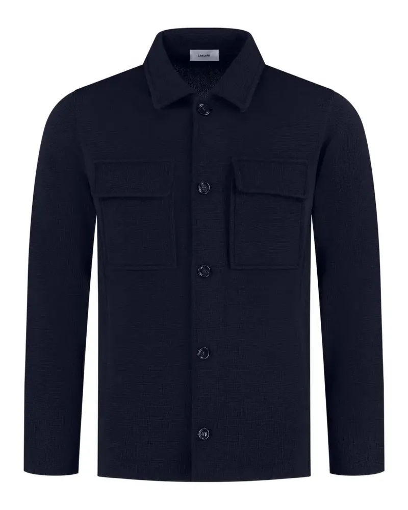LARDINI Cardigan mit gestricktem Finish - Blau Blau