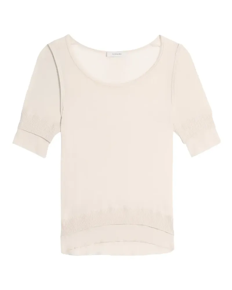 Christophe Lemaire T-Shirt mit Trompe oeil-Effekt - Nude Nude