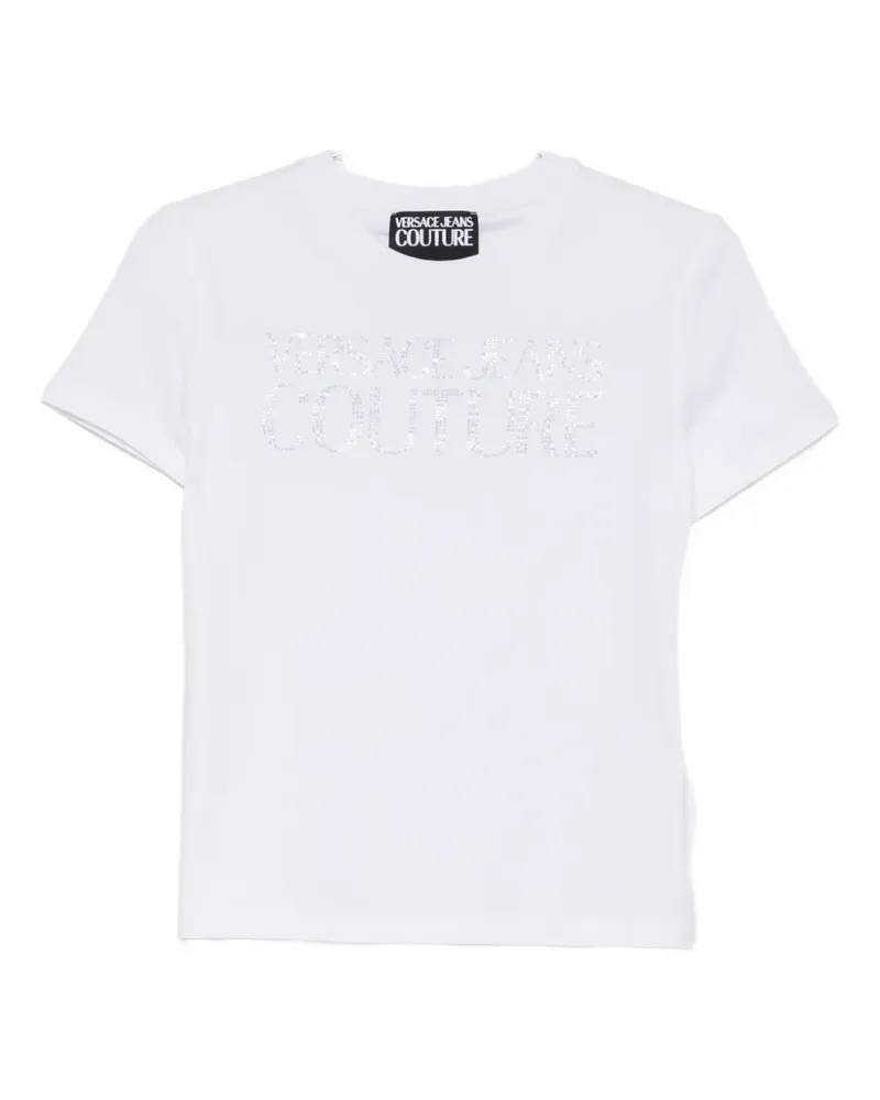 Versace Jeans lettered T-shirt - Weiß Weiß
