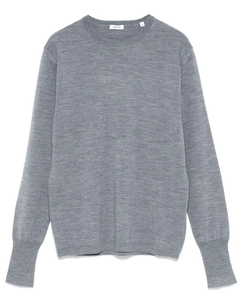 ASPESI Pullover aus Schurwolle - Grau Grau