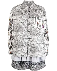 JNBY Jacke mit Blumen-Print Schwarz