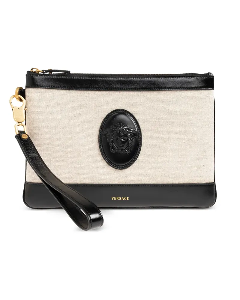 Versace Rivière clutch bag - Nude Nude