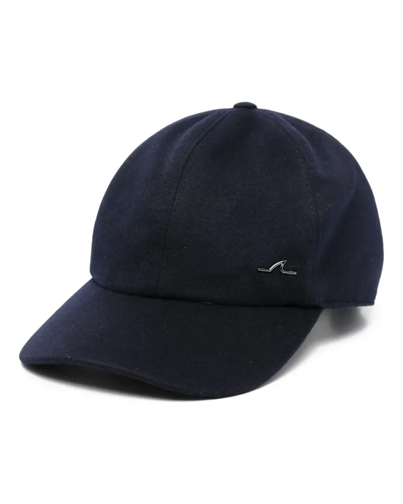 Paul & Shark Baseballkappe aus Kaschmir - Blau Blau