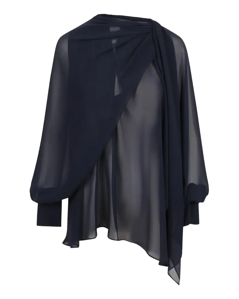 Gianluca Capannolo draped blouse - Blau Blau