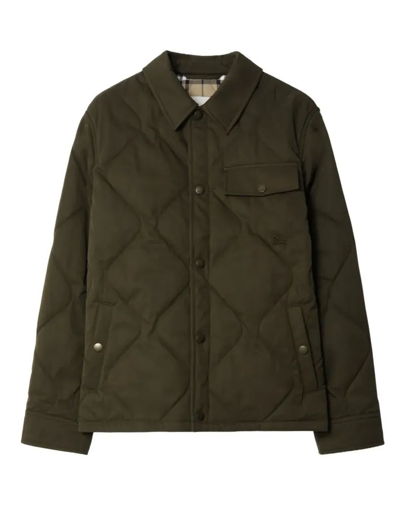 Burberry Gefütterte Hemdjacke - Grün Grün