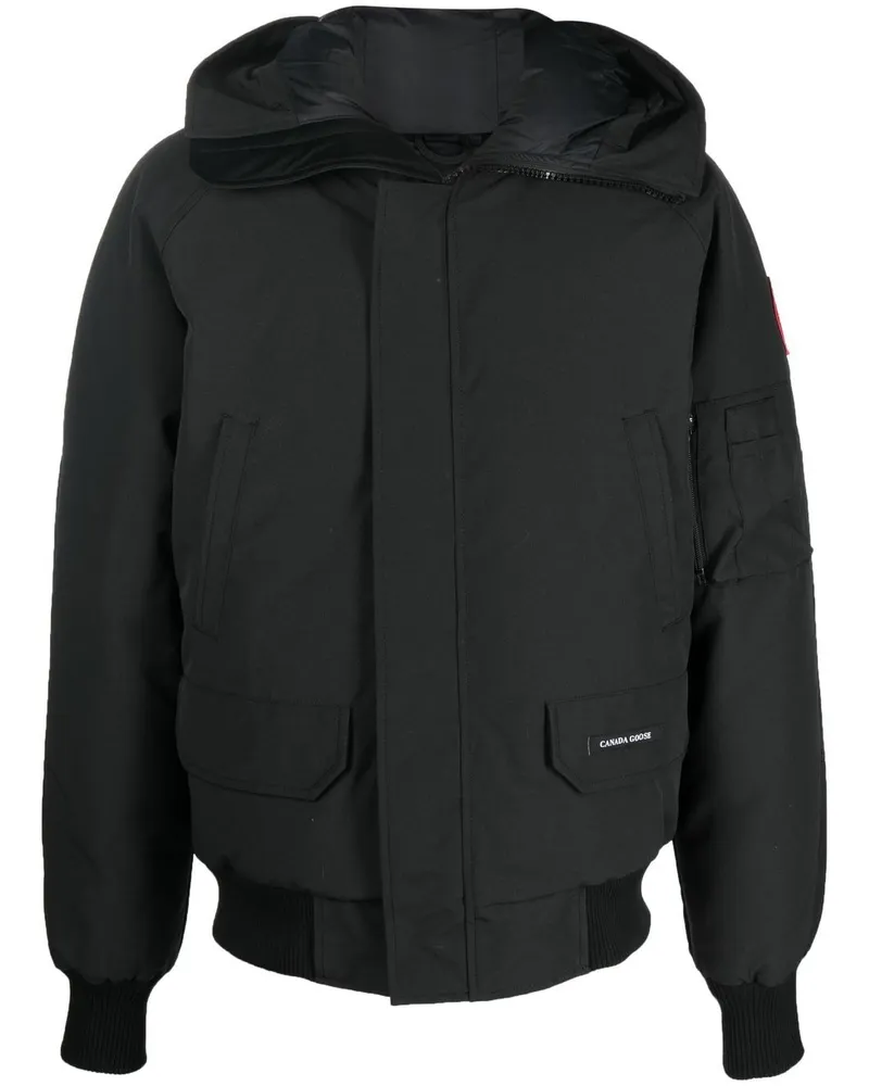 Canada Goose Chilliwack Bomberjacke mit Kapuze - Schwarz Schwarz