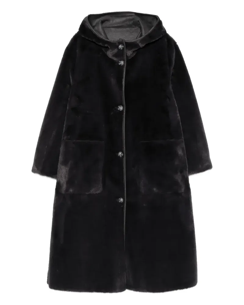 Marina Rinaldi Urbania hooded pocket coat - Grau Grau