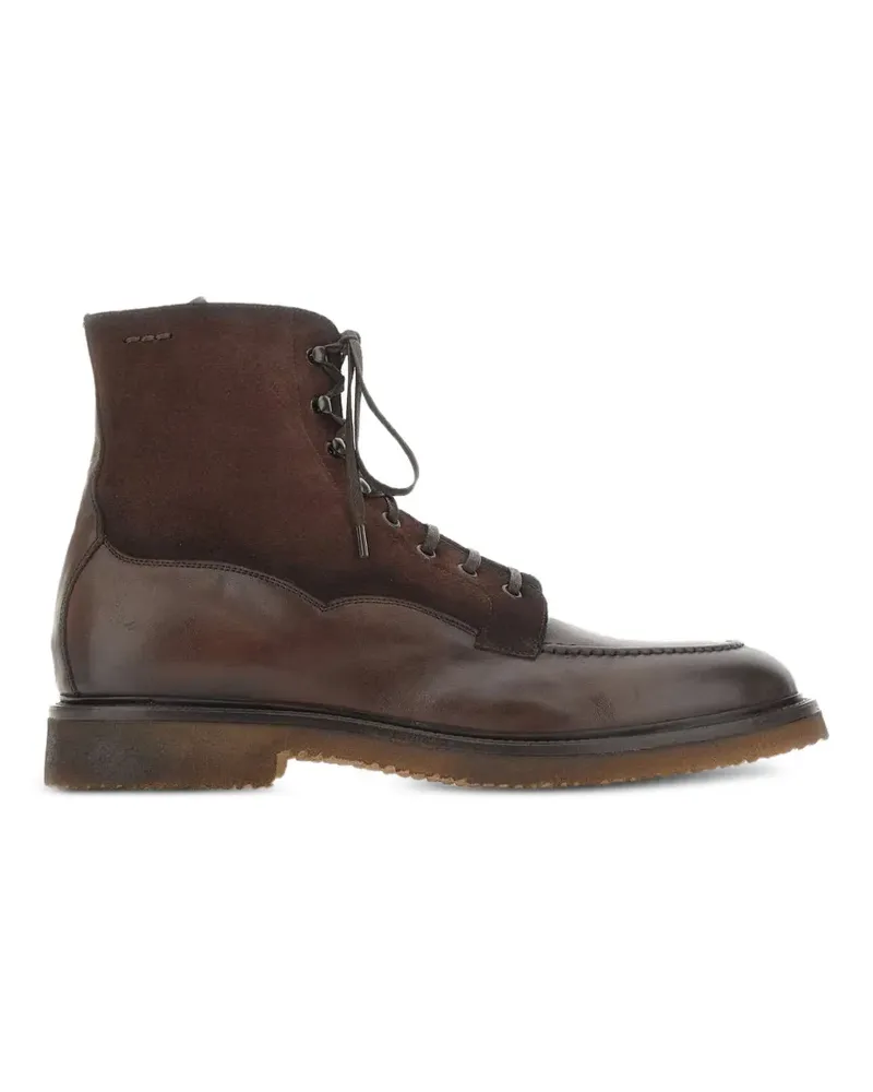 Alexander Hotto Schnürstiefel aus Wildleder - Braun Braun