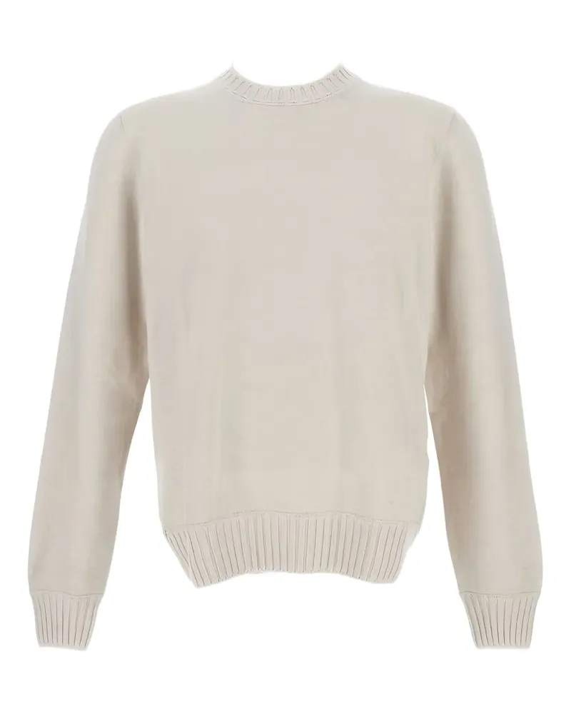 Gran Sasso Gerippter Pullover mit langen Ärmeln - Nude Nude