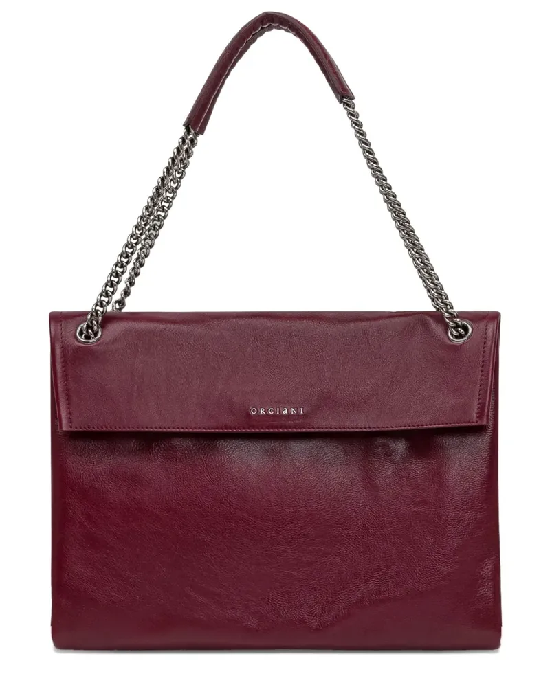 Orciani midi Venus Gotham leather chain-strap shoulder bag - Rot Rot