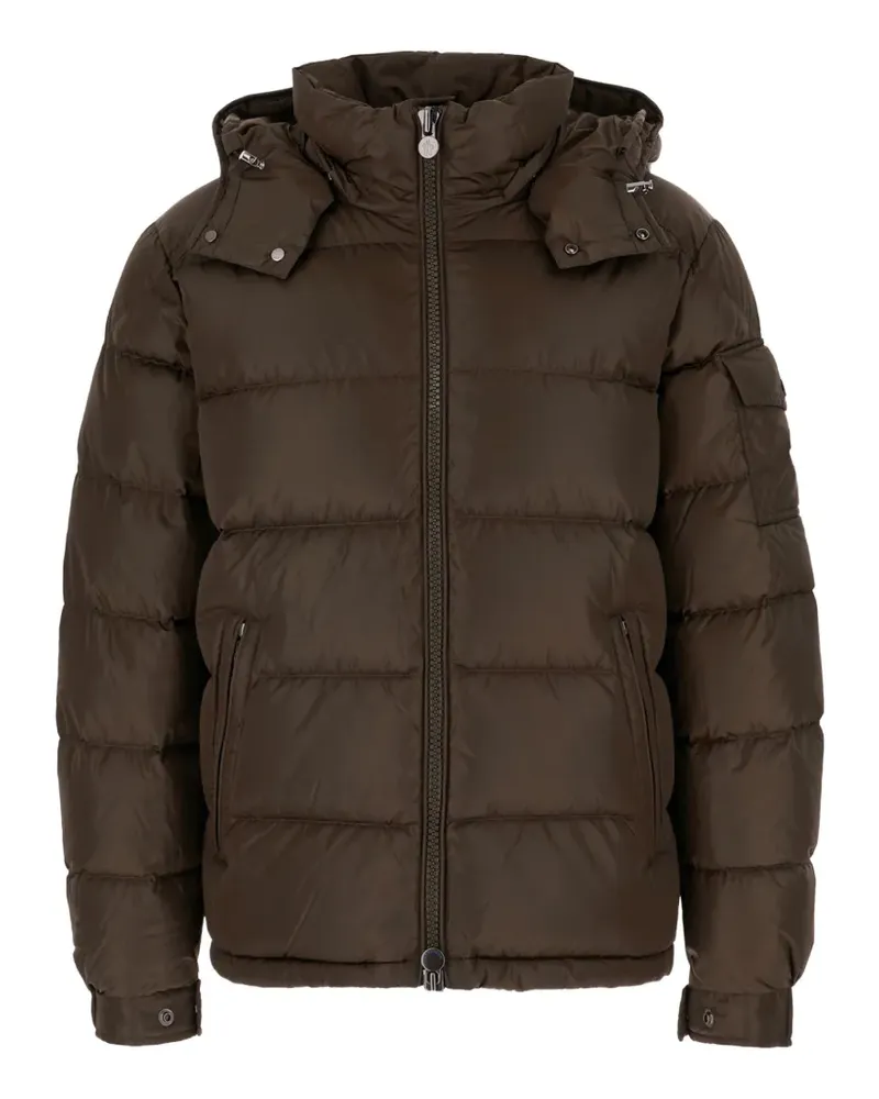 Moncler Maya Matte short down jacket - Braun Braun