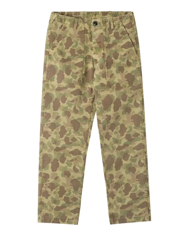 Fortela Newfatigue patch-pocket trousers - Grün Grün