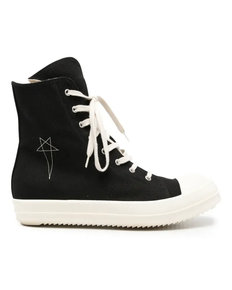 DRKSHDW by Rick Owens star-embroidered sneakers - Schwarz Schwarz
