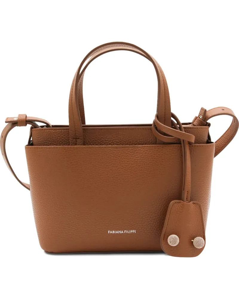Fabiana Filippi leather tote bag - Braun Braun