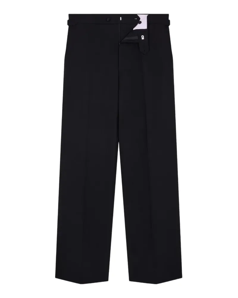 FURSAC buckle-fastener tailored trousers - Schwarz Schwarz
