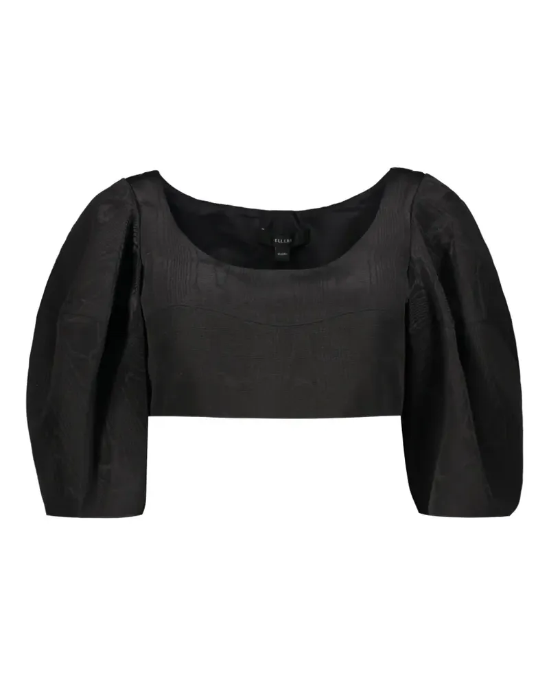 ELLERY puff-sleeve blouse - Schwarz Schwarz