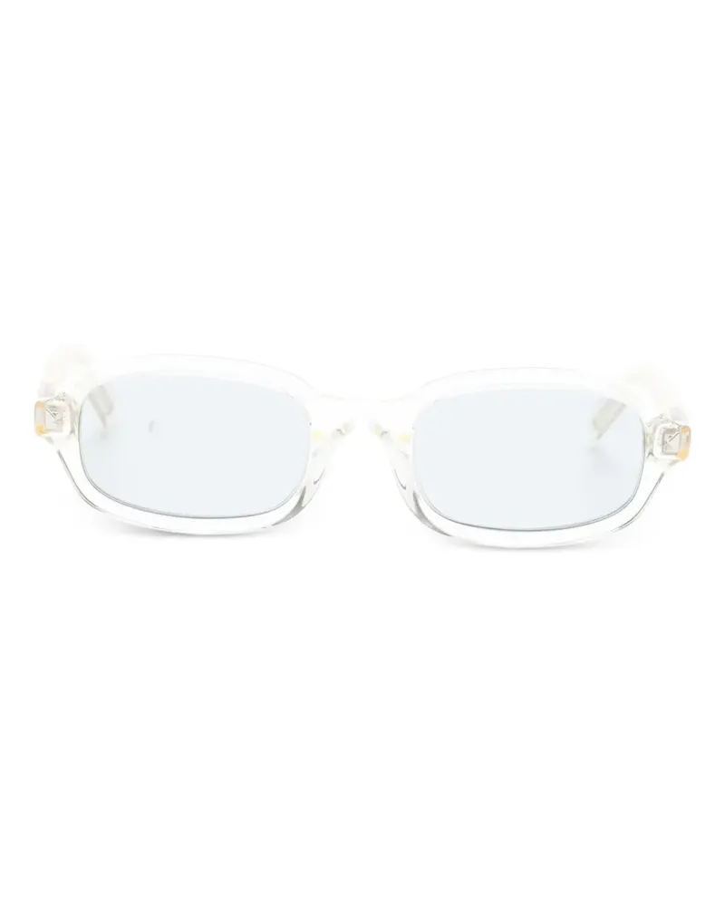 Prada rectangle-frame sunglasses - Weiß Weiß