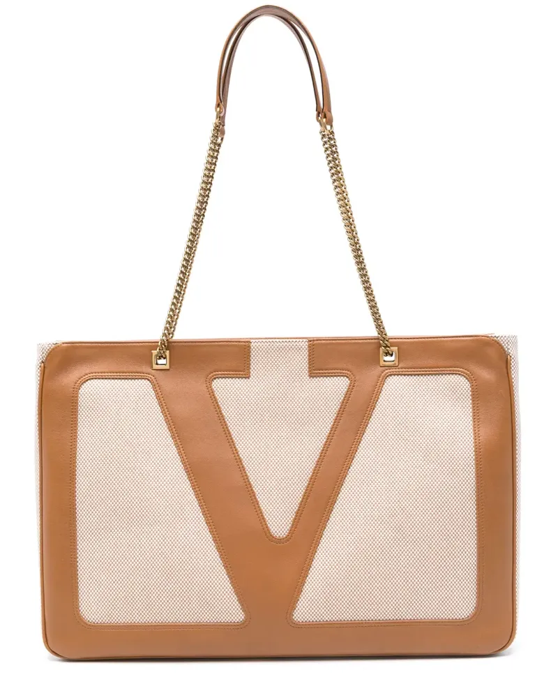 Valentino Garavani Mittelgroße Viva Superstar Tote Bag - Nude Nude