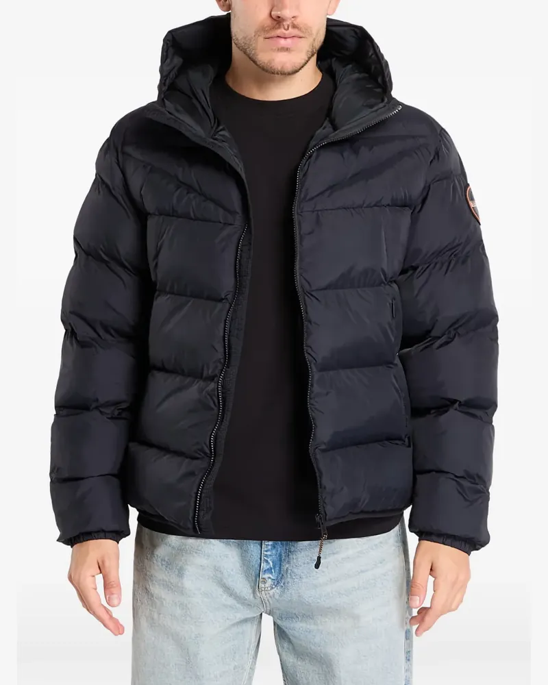 Napapijri hooded jacket - Schwarz Schwarz