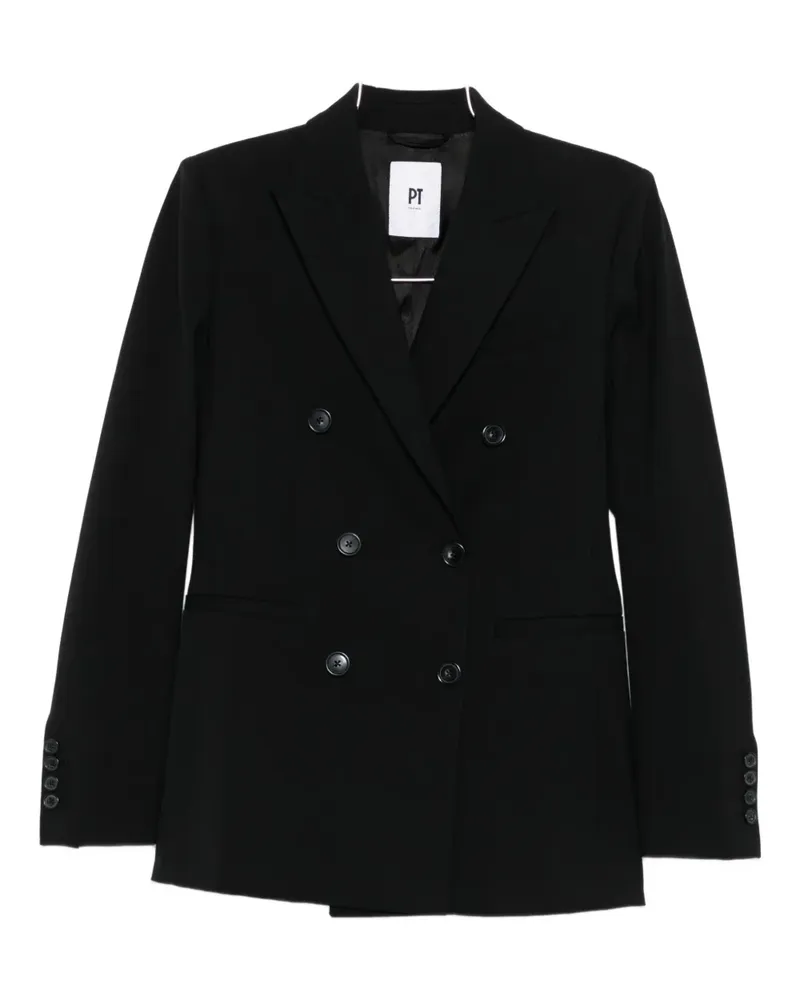 PT TORINO double-breasted wool jacket - Weiß Weiß