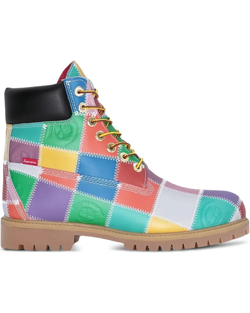 Timberland Stiefel im Patchwork-Look - Blau Blau