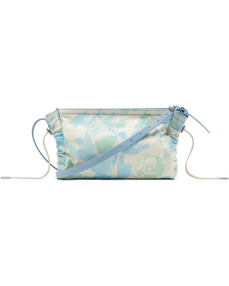 Maison Margiela Kuriertasche mit Blumenmuster - Blau Blau