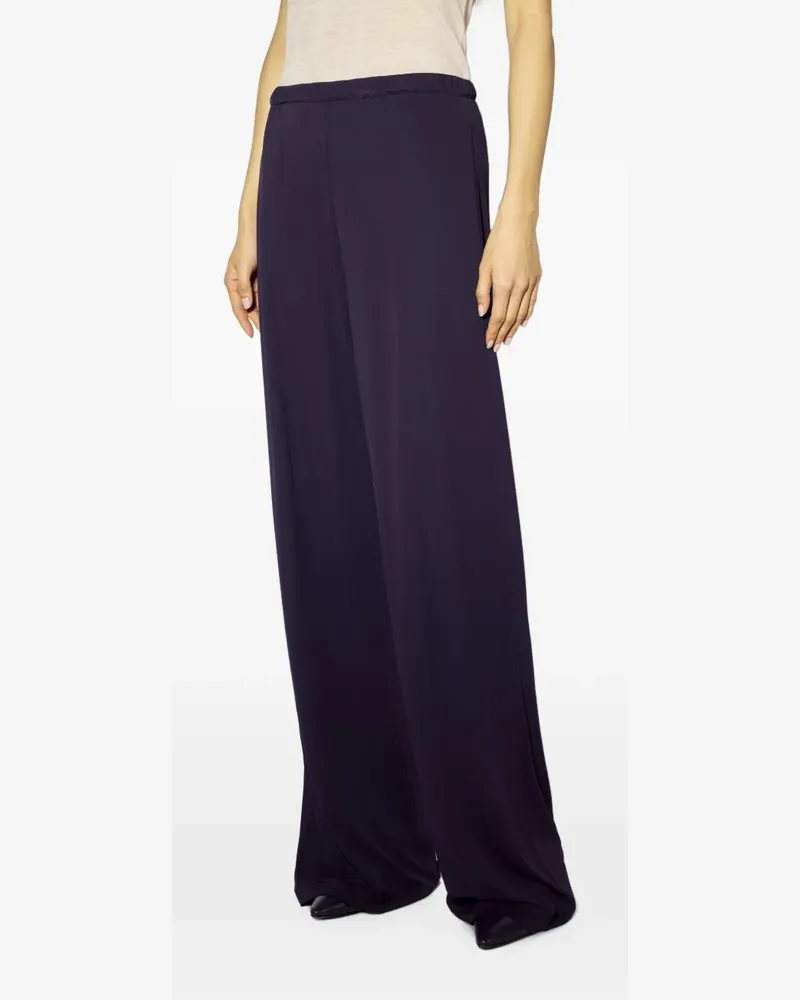 Liviana Conti Weite Hose mit Stretchbund - Violett Violett