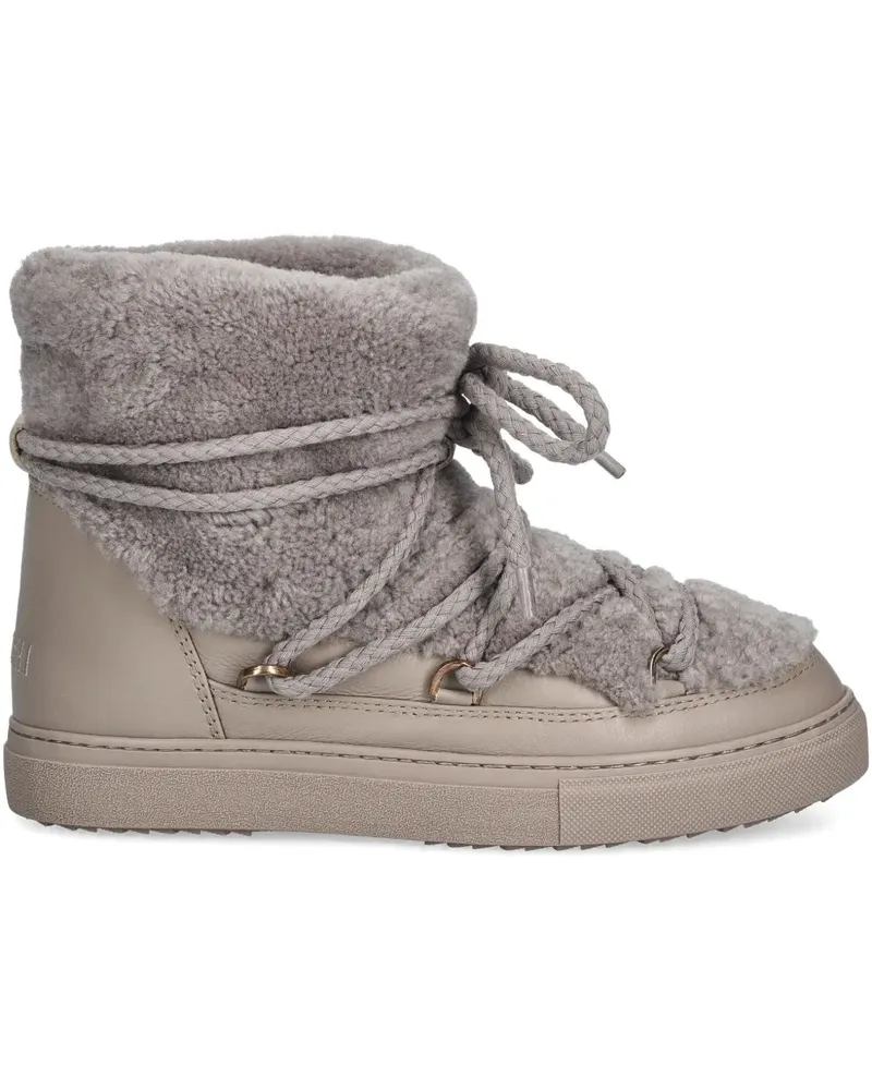 INUIKII Curly lace-up boots - Grau Grau