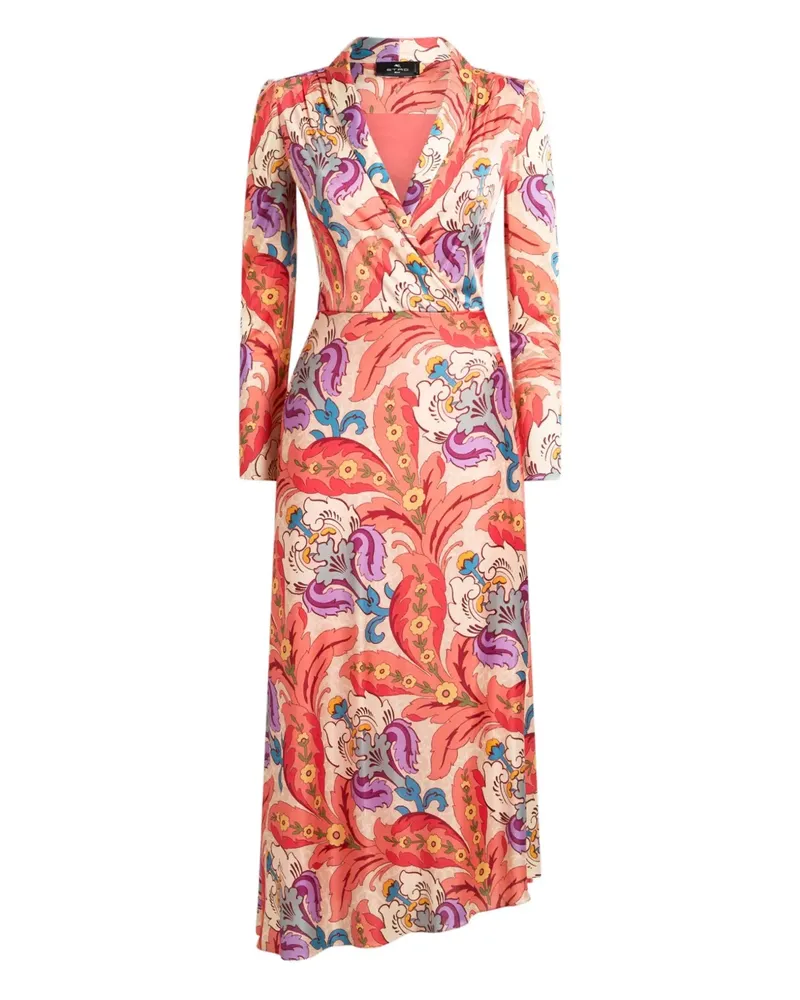 Etro Kleid mit Print - Weiß Weiß
