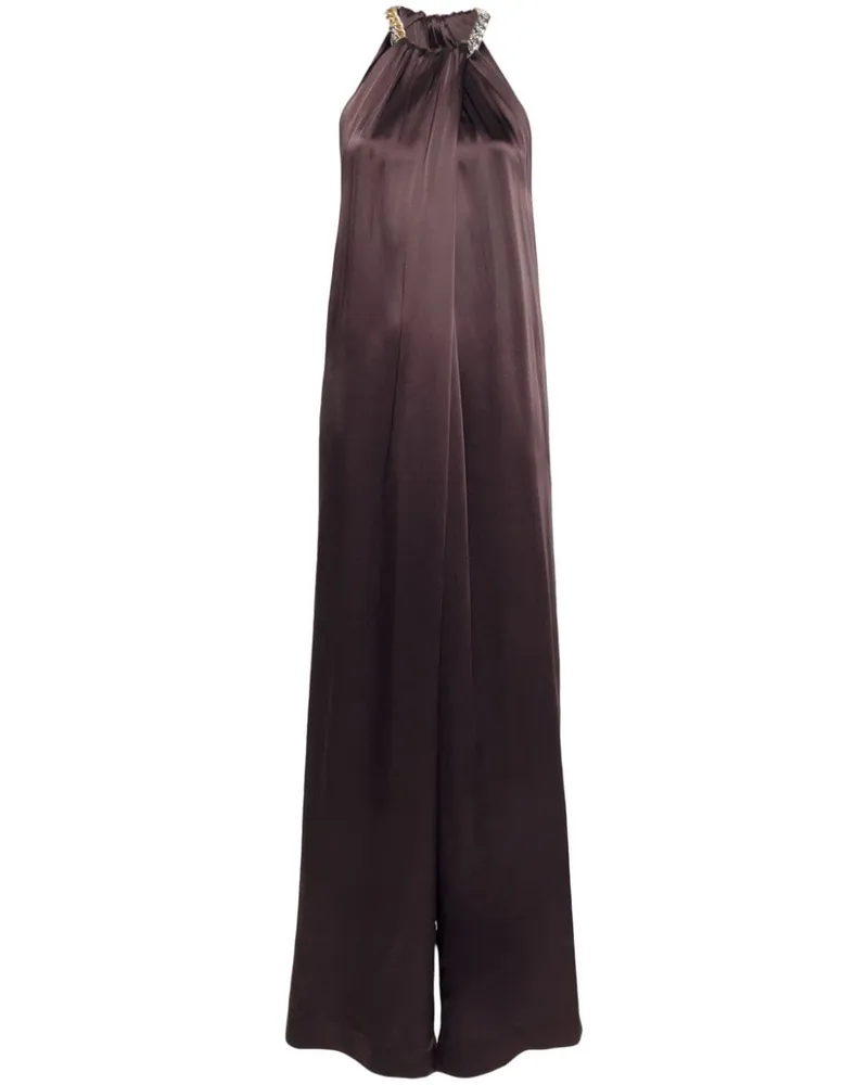 Stella McCartney Jumpsuit mit Kettendetail - Braun Braun