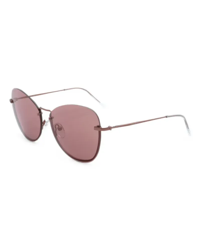DKNY Rahmenlose Pilotenbrille - Braun Braun