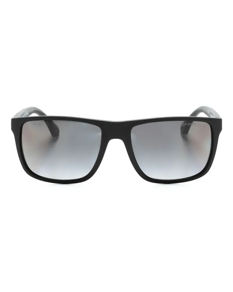 Emporio Armani Eckige 'EA4033' Sonnenbrille - Grau Grau