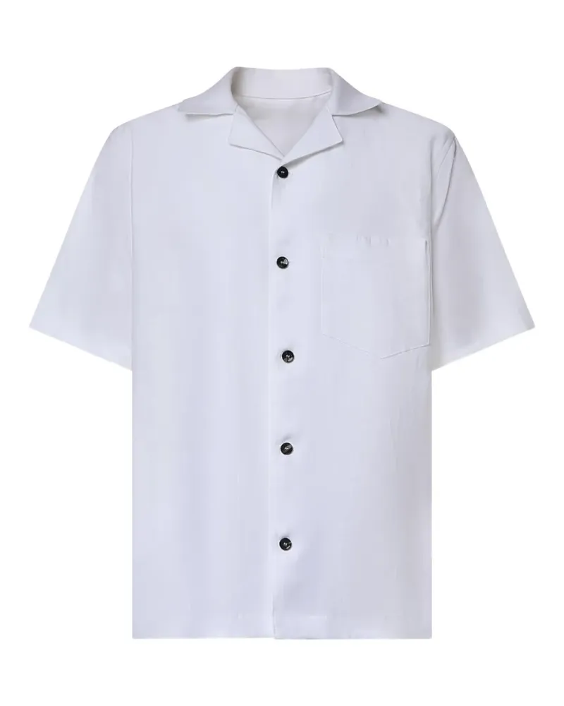 MICHAEL COAL Mc Dale short-sleeve pocket-detail shirt - Weiß Weiß